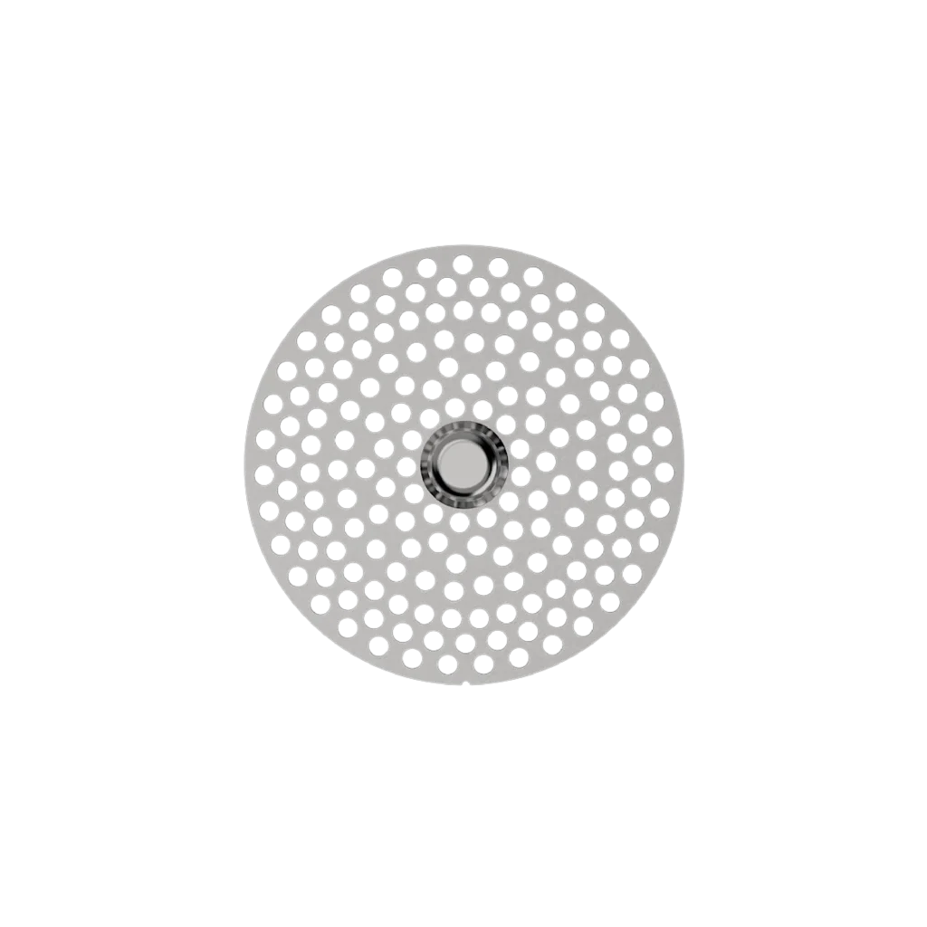 2.5 inch extra fine stainless steel milling plate for the Flower Mill Next Gen Premium